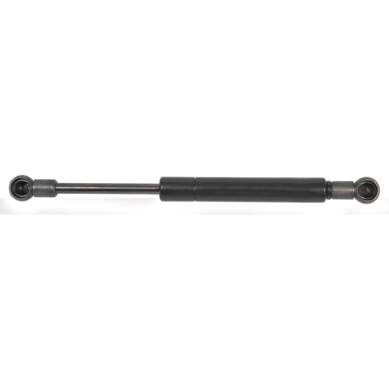 Introducing the Sparex Gas Strut (S.52912), a 250mm hydraulic gas spring with a sleek black cylindrical body and rod, equipped with mounting eyelets and C2 Ball Sockets at both ends.