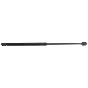 The Sparex Gas Strut - S.19456, in black, has a total length of 475mm and a 200mm ram stroke, featuring cylindrical ends. It is designed for lifting and supporting applications.