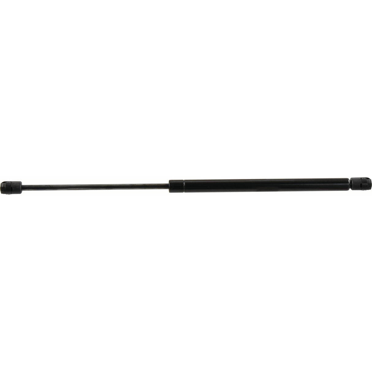 A Sparex Gas Strut (Product ID: S.137046), featuring a black metal rod and cylindrical housing with a total length of 486mm, suitable for various applications, is displayed against a white background. Manufacturer information available upon request.