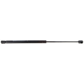 The Sparex Gas Strut, S.54536, features a total length of 495mm and a black finish, with a pressure-optimized ram stroke, extended rod, and F ball socket end fittings on both sides.