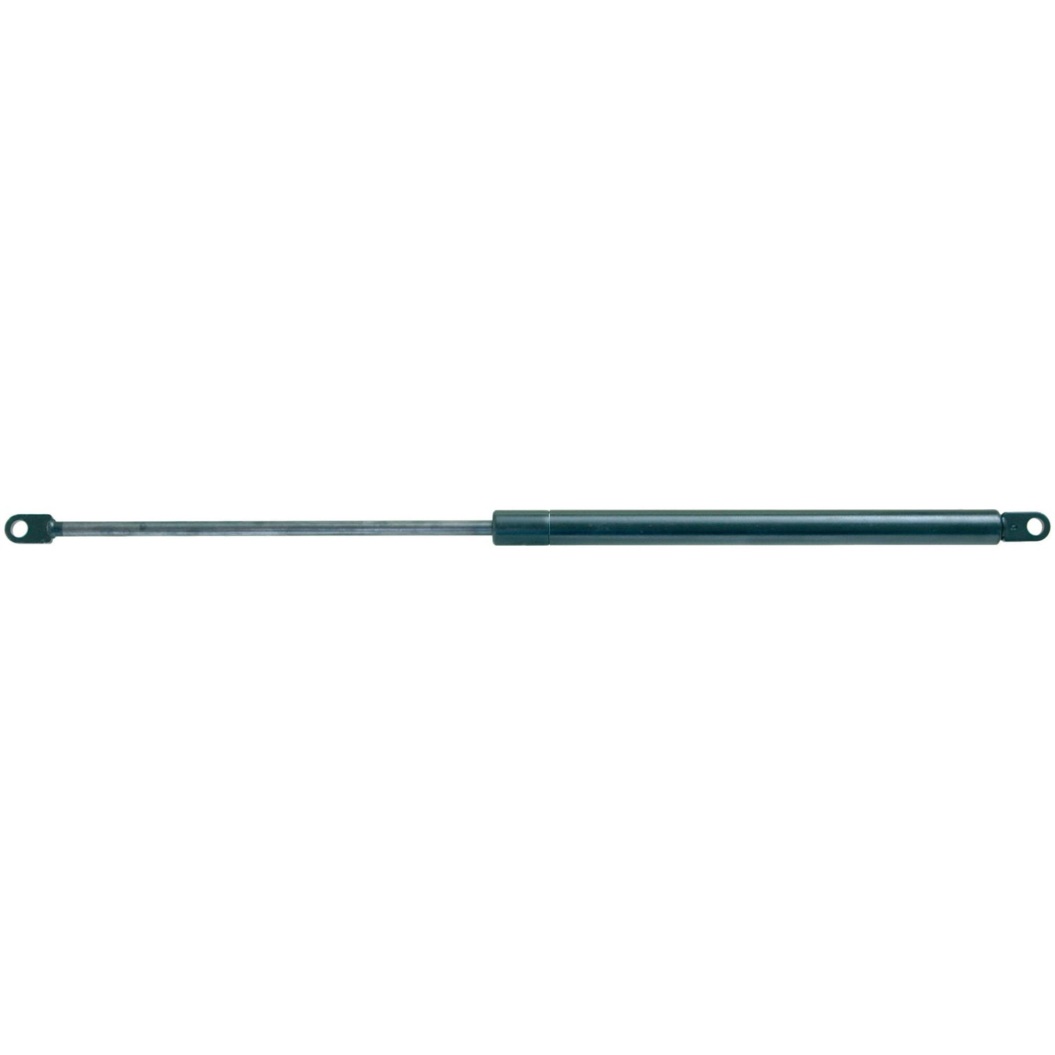 Introducing the Sparex Gas Strut (S.19400) - a black, 500mm gas strut with cylindrical housing and an extended rod featuring mounting holes at both ends. It's perfectly designed to manage pressure in your Fiat.