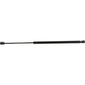 An S.137055 Sparex gas strut with a total length of 550mm, featuring a black cylindrical body and two rod ends, suitable for various applications.