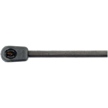 Close-up image of the Sparex Gas Strut, Total length: 585mm - S.52923, with a secure locking head on the left, extending horizontally to the right, resembling the connection precision of a ball socket.