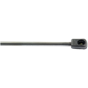 The Gas Strut by Sparex, model S.54539, is a 585mm long metal rod with an integrated rectangular attachment at one end, featuring a precise hole designed for an accurate ram stroke.