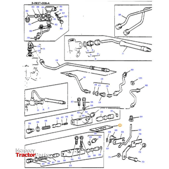 Massey Ferguson Gasket - 188807M2 | OEM | Massey Ferguson parts | Gaskets-Massey Ferguson-Axles & Power Train,Farming Parts,Gaskets,Hydraulic Pump Parts,Hydraulics,Tractor Hydraulic,Tractor Parts,Transmission