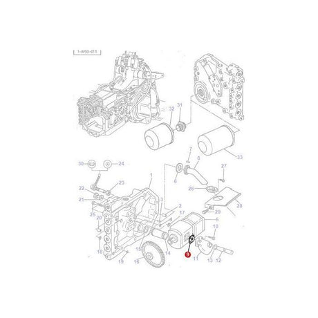 Gasket - 3382297M1 - Massey Tractor Parts