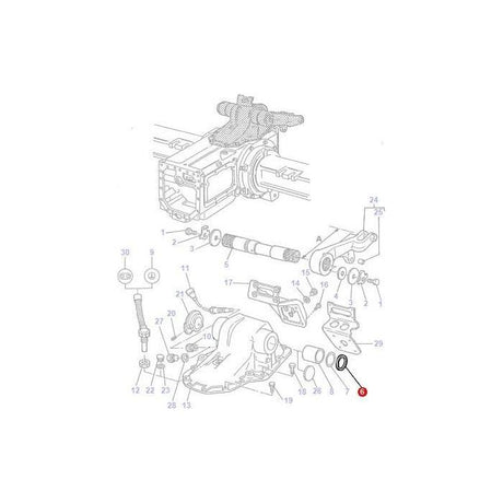Gasket Lift Shaft - 3382270M1 - Massey Tractor Parts
