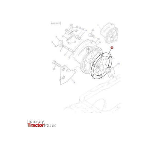 Massey Ferguson Gasket Side Plate - 1688222M3 | OEM | Massey Ferguson parts | Gaskets-Massey Ferguson-2WD Parts,Axles & Power Train,Farming Parts,Front Axle & Steering,Steering Boxes,Steering Columns & Components,Tractor Parts