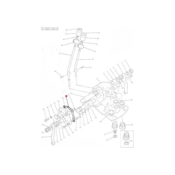 Gasket Side Plate - 1850041M1 - Massey Tractor Parts