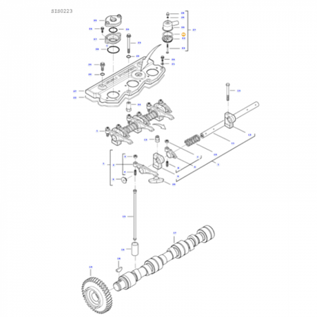 Gasket - V836667459 - Massey Tractor Parts