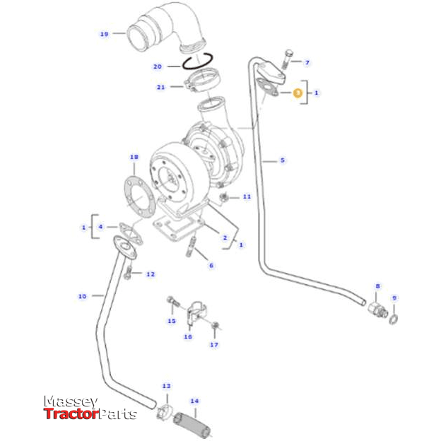 Massey Ferguson Gasket - V836866808 | OEM | Massey Ferguson parts | Gasket-Massey Ferguson-Engine & Filters,Engine Parts,Exhaust & Manifold Gaskets,Farming Parts,Gaskets,Tractor Parts