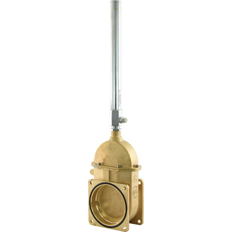 Gate valve with gas hydraulic ram - Double flanged - Heavy duty 6'' - S.104917 - Farming Parts