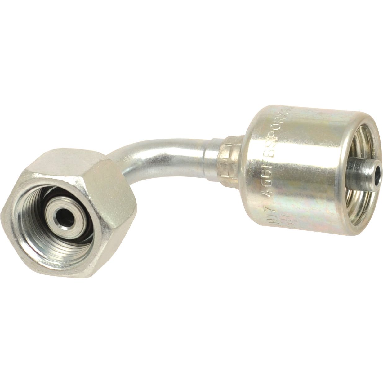 Gates BSP 60Â° Hose Insert 1/4'' x 3/8'''' Female 90Â° Swept Swivel - S.116145 - Farming Parts