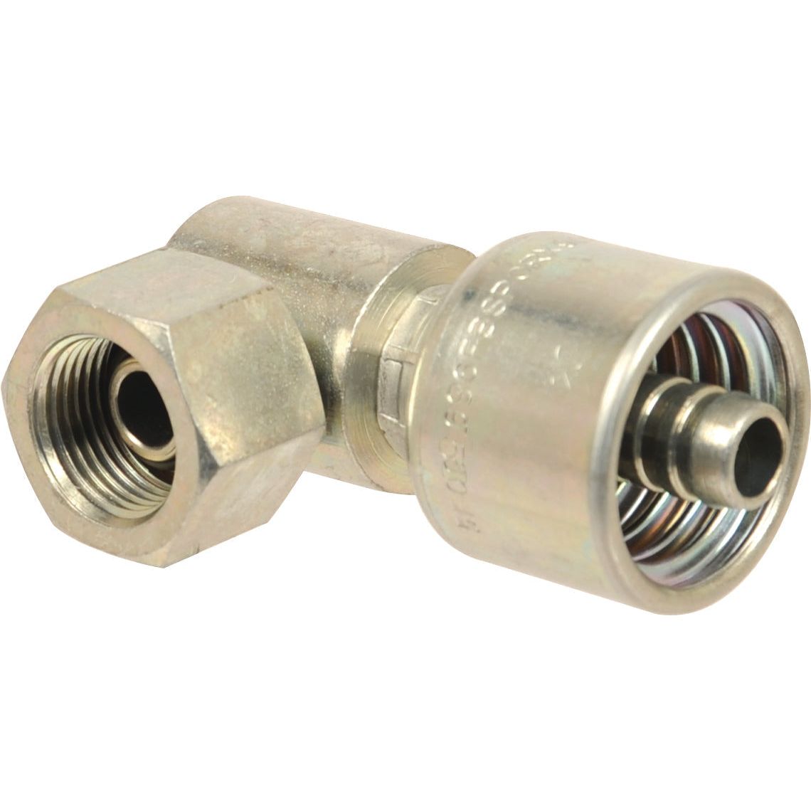 Gates BSP 60Â° Hose Insert 3/8'' x 3/8'''' Female 90Â° Compact Swivel - S.116159 - Farming Parts