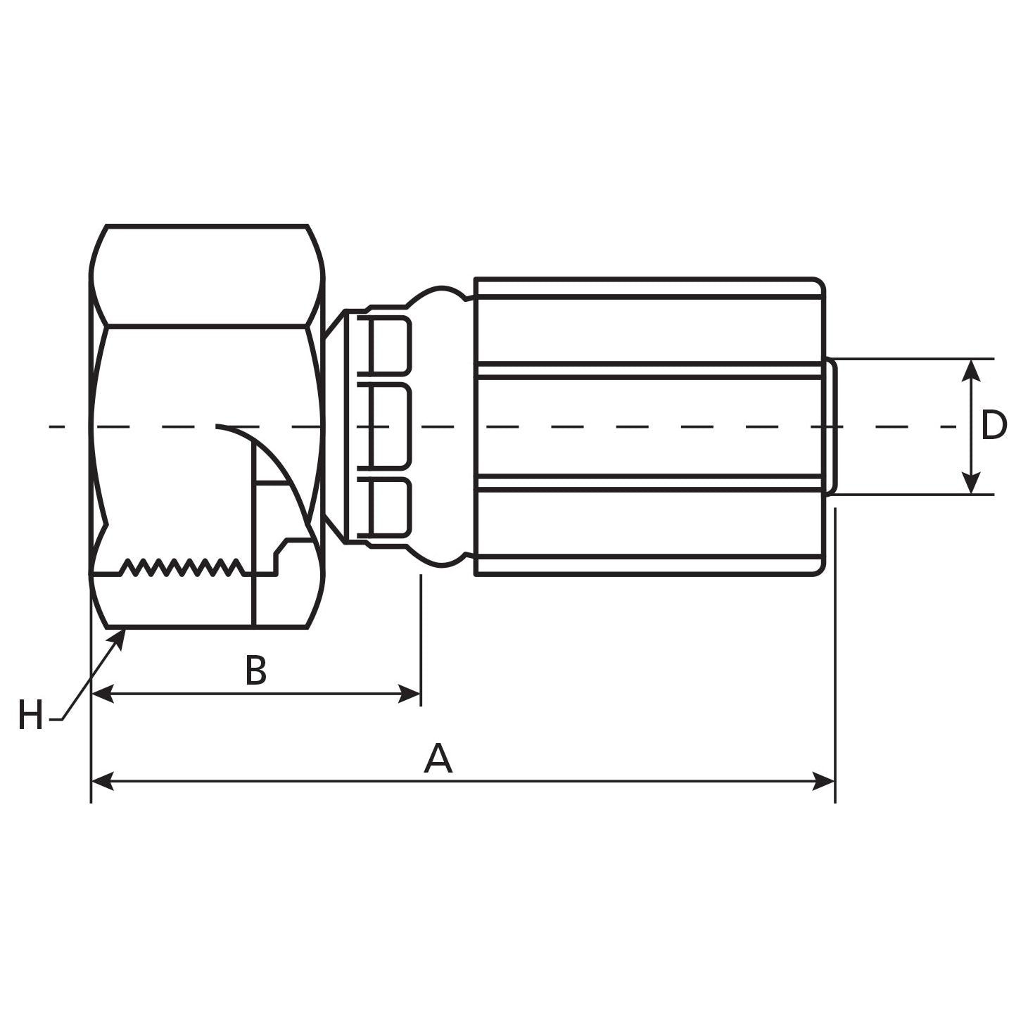 Gates BSP 60Â° Hose Insert 3/8'' x 3/8'' x 19 TPI; Female Straight Swivel - S.116484 - Farming Parts