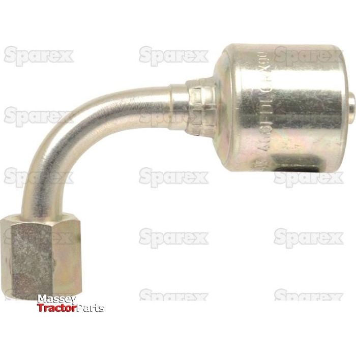 Gates Gates Metric 24° Hose Insert 3/8" x M22 x 1.50 () Female 90° Swept Swivel - S.116351 - Farming Parts