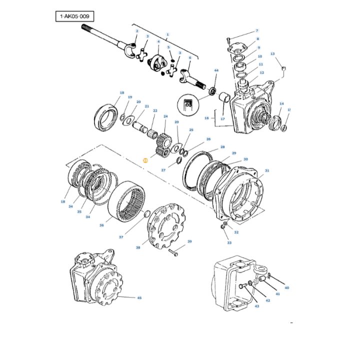 Gear - 3426876M1 - Massey Tractor Parts