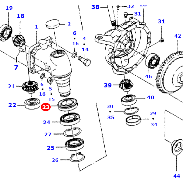 Gear Case Oil Seal - 6240892M93 - Massey Tractor Parts