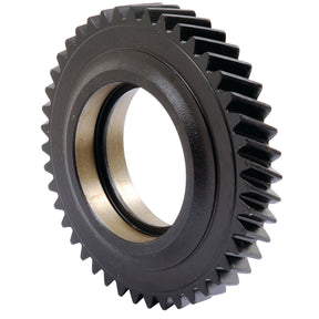 Image of the Sparex Transmission Gear (Sparex Part No. S.68221) with evenly spaced teeth, used for mechanical and industrial applications such as those by Case IH. The center of the gear is hollow.
