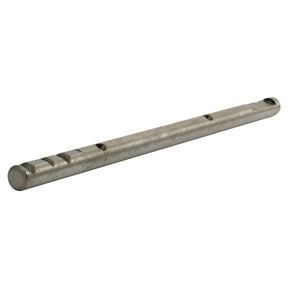 A metallic cylindrical rod with multiple grooves and indents along its length, reminiscent of the precision found in a Massey Ferguson tractor—introducing the Gear Selector Rail, Sparex Part No. S.41978 by Sparex.