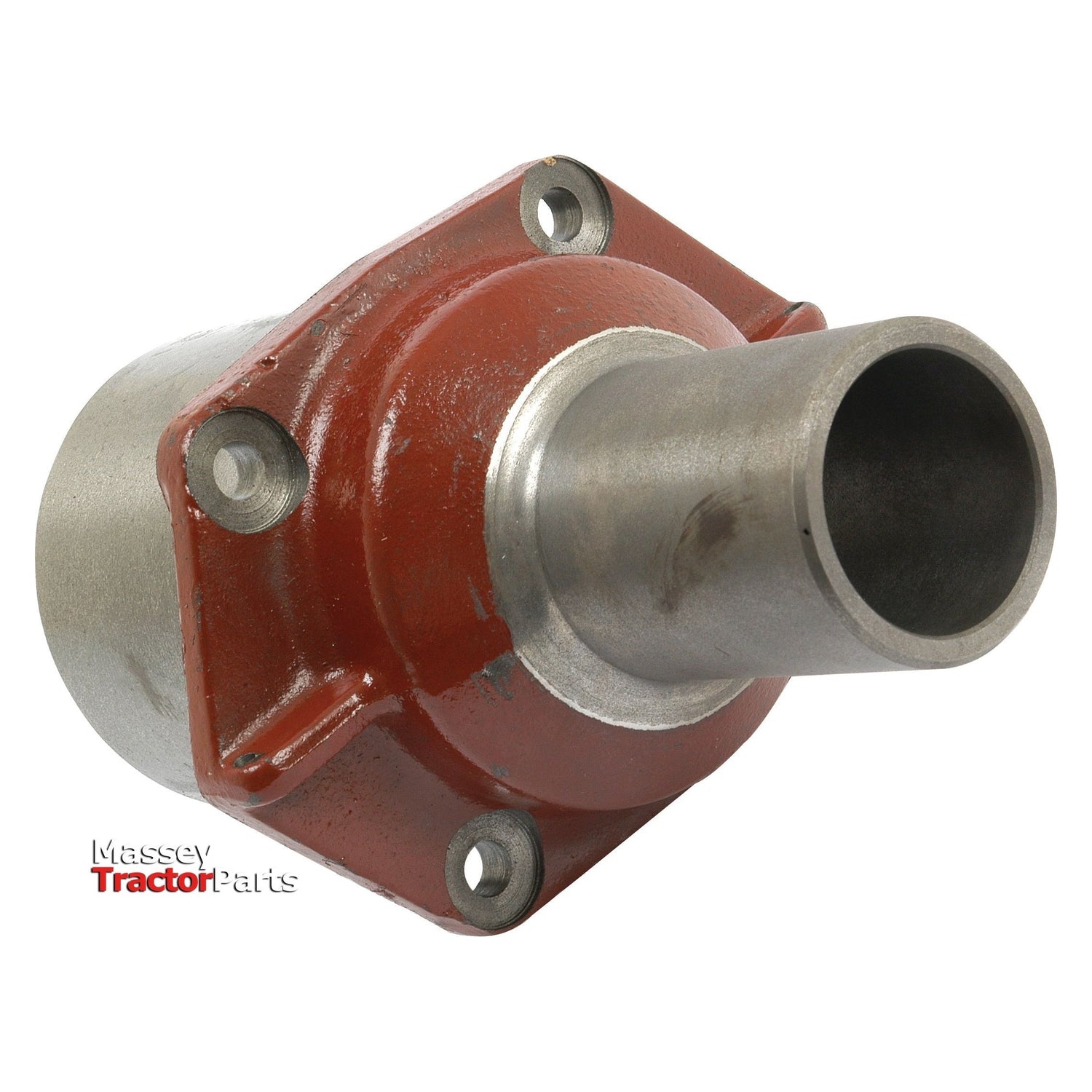 A high-quality Gearbox Input Housing for Massey tractors, manufactured by Sparex (Part No. S.41870), featuring a red base and a cylindrical extension with the Sparex logo prominently visible in the lower left corner.