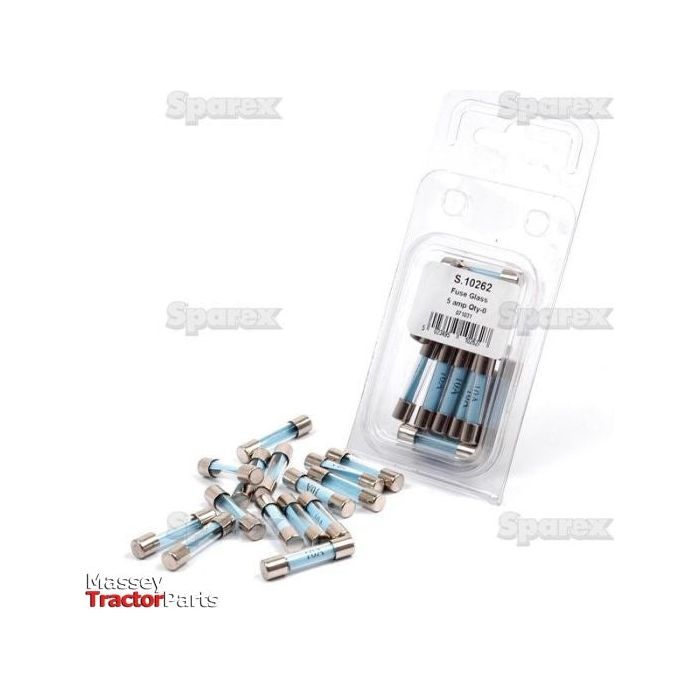 Glass Fuse, Blow Rating: 10.0, 10 pcs. Agripak
 - S.10262 - Farming Parts