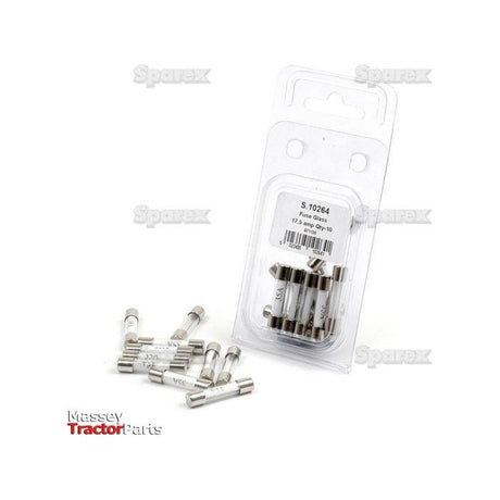 Glass Fuse, Blow Rating: 35.0, 10 pcs. Agripak
 - S.10264 - Farming Parts