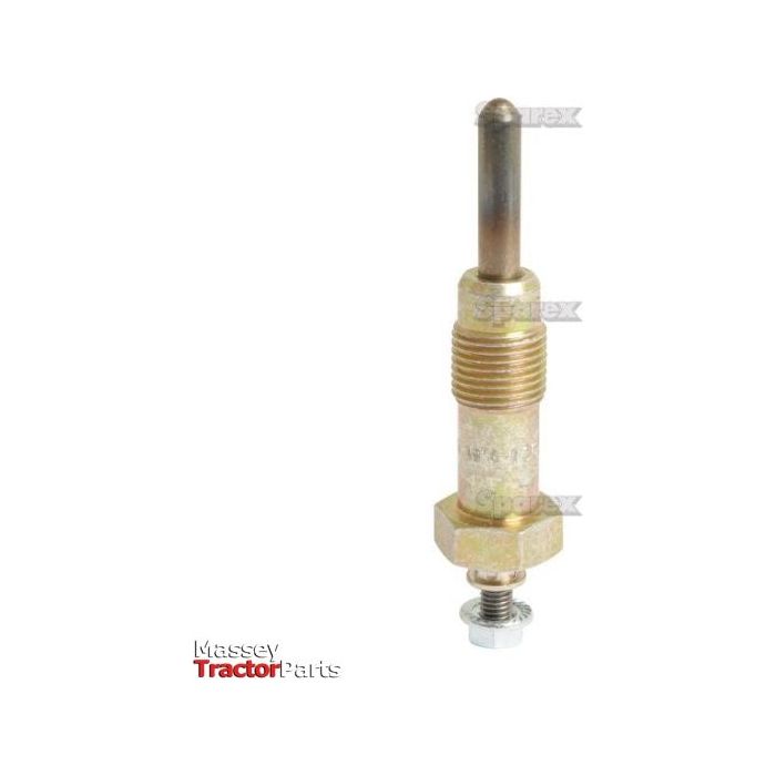 A metal glow plug stamped "124134" used for igniting diesel engines, featuring the text "Sparex" in the lower left corner and labeled as "Glow Plug - S.67188." The overall length and thread size ensure compatibility with a range of diesel models.