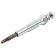 The Glow Plug - S.70577 from Sparex is a single metal glow plug designed for use in diesel engines, featuring a threaded body and a hexagonal nut for easy installation. This versatile part ensures compatibility with various thread sizes, making it an ideal replacement option.