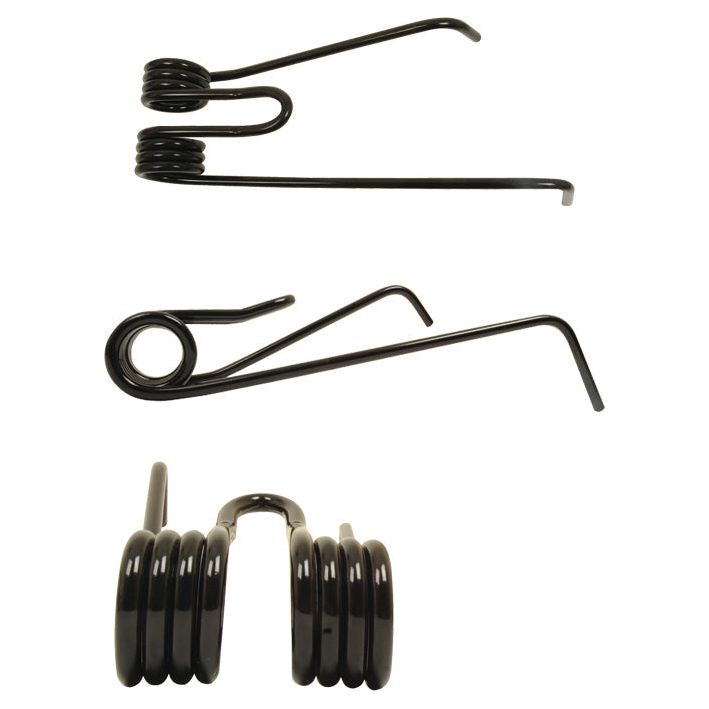 Three Sparex Tedder haytines - RH - are displayed from different angles: side, top, and front views. These premium haytines, measuring 379mm in length, 101mm in width, and Ø9mm in diameter, are replacements for Lely models (part number 4101701260) and can be identified by Sparex Part No. S.78993.