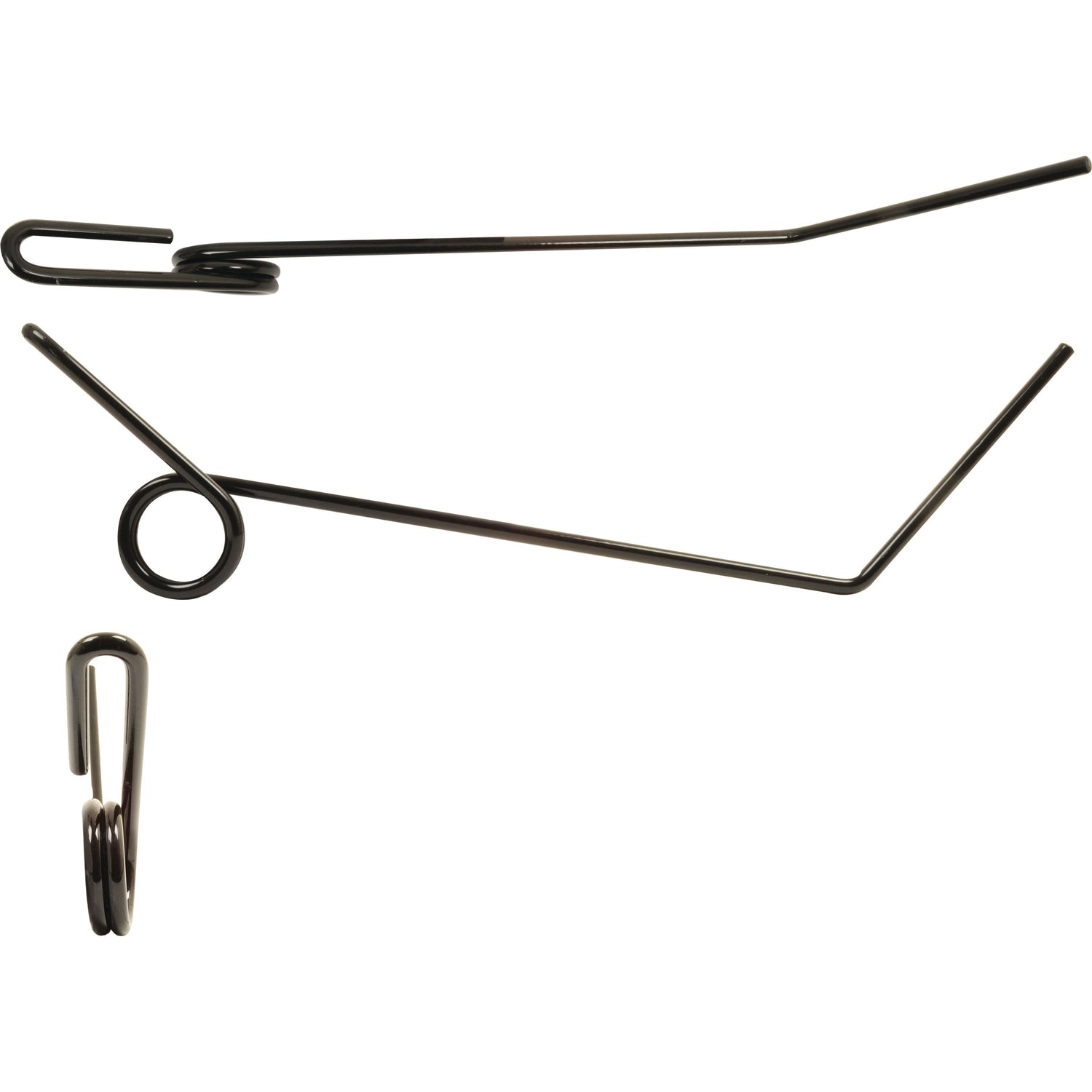 Three metal tension clips, including the Sparex GRASSMASTER 71663 model (Sparex Part No. S.79415), are arranged in varying angles and orientations against a white background.