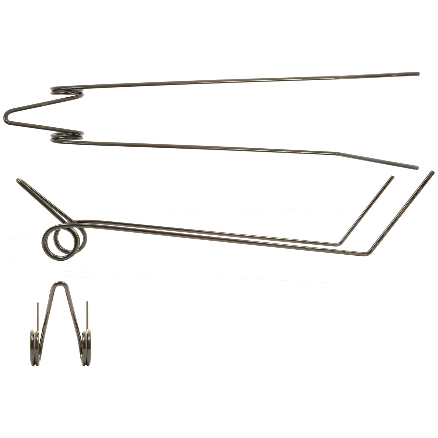 Two metal wire tension springs, each featuring coiled and straight sections, from Sparex, measuring 607mm in length against a white background.