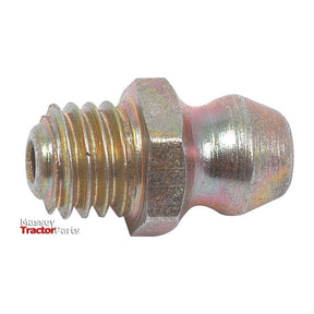 Close-up of a 1/4'' BSF metal grease nipple fitting, Sparex Part No.S.822, branded with Sparex logo on a white background.