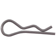 The Sparex Grip Clip - Single Wound, Clip Ø5mm x 100mm (Part No. S.14976) featuring a looped, bent end is displayed on a white background.