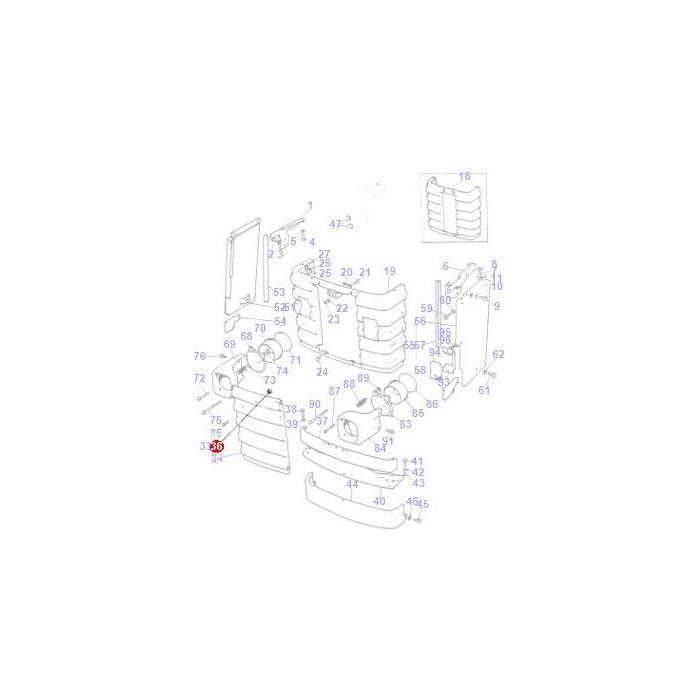Grommet - 828301M1 - Massey Tractor Parts