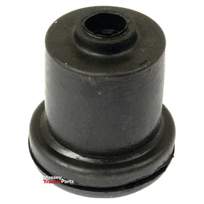 Close-up of a black rubber grommet part with a hollow center used in machinery or vehicles, featuring the Sparex logo and labeled as "Grommet-Ammeter | Sparex Part No.S.42392" in the bottom left corner.