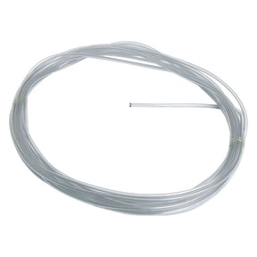 A coiled length of the Sparex Plastic Hose (Sparex Part No. S.31240), shown in a loop formation with one end extending slightly out, features a fixed 10m length and 3mm internal diameter (I.D.).