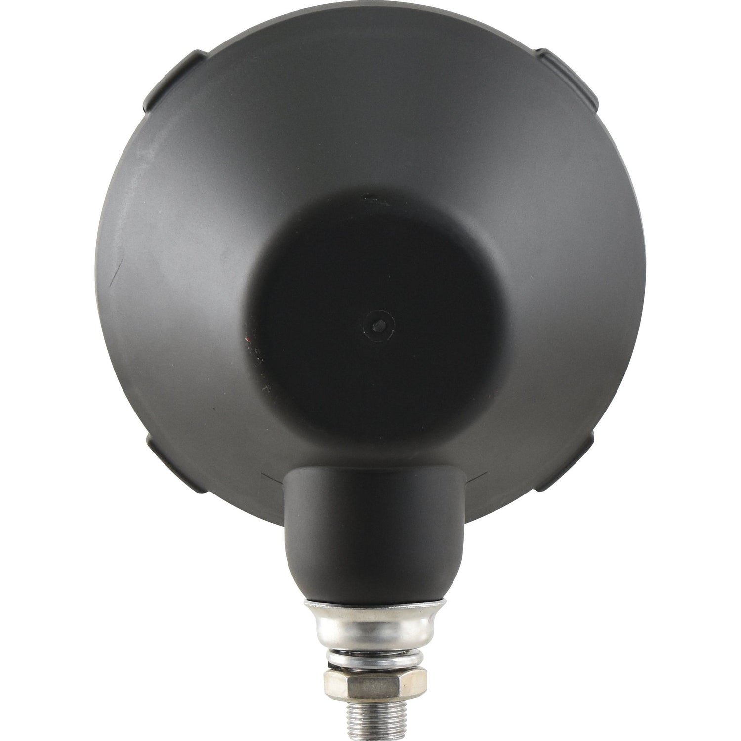 The Sparex Halogen Head Light RH & LH (RH Dip) - S.35552, a black, round industrial device with a metal screw at the bottom, viewed from the front, features an IP55 rating.