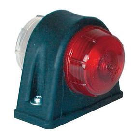 A red Halogen Outline Marker Light, featuring an IP65 Rating and encased in a black mount, offered by Sparex (Front/Rear, 12V - S.12808).