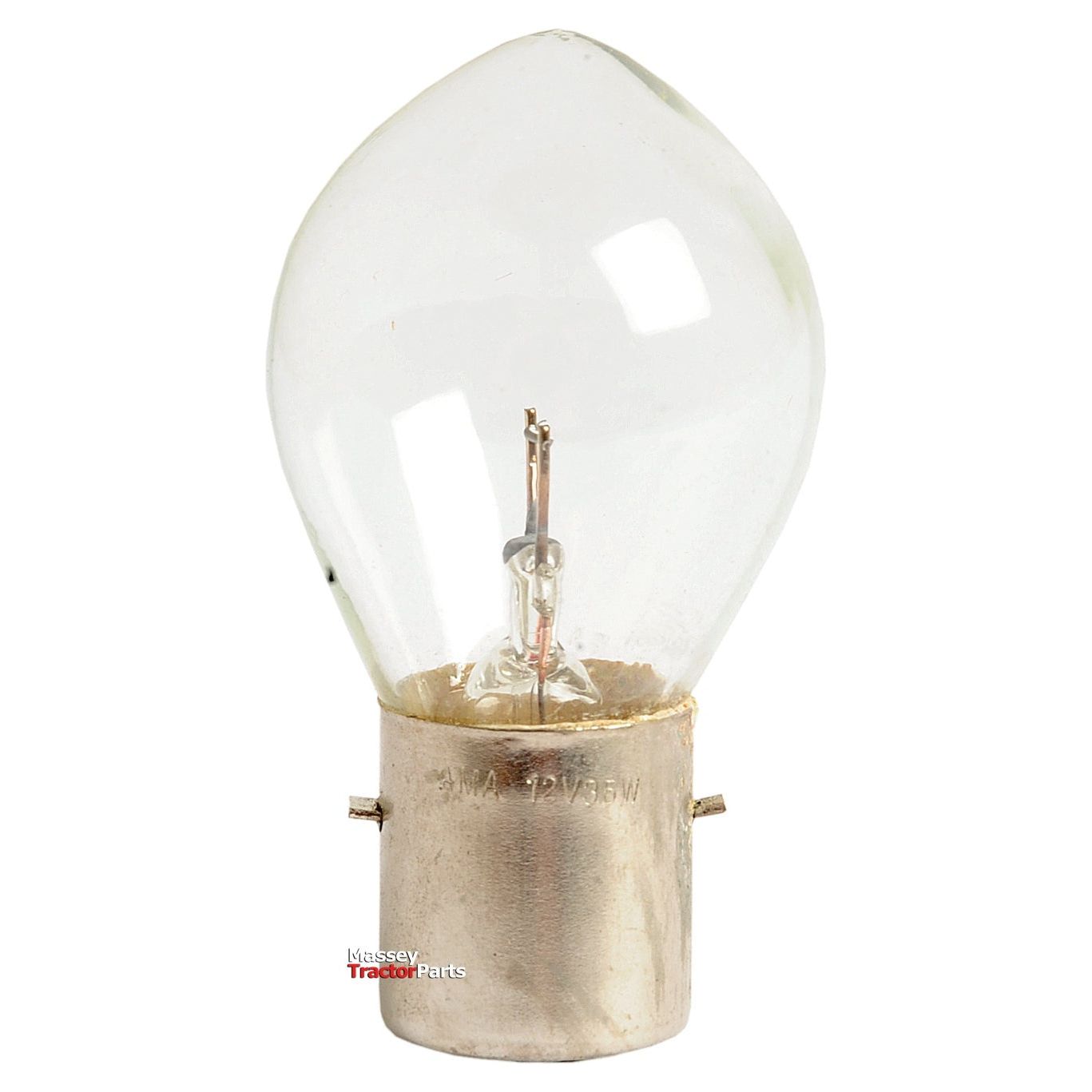 A clear 12V, 35W incandescent light bulb with a metal base and visible filament, branded "Sparex" and identified as Sparex Part No. S.51135.