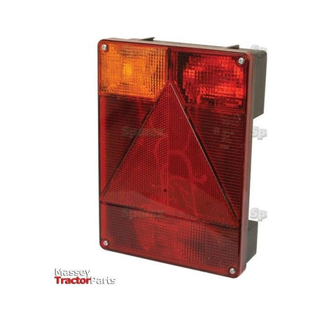 Halogen Rear Combination Light 12V, LH - S.26651 with red, amber, and white lenses. Branding reads "Sparex" and features convenient stud connections for easy installation.
