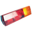 The Sparex Rear Combination Light (Halogen) operates as an efficient Brake/Tail/Indicator system with a rectangular shape and sections of red, white, and amber colors. It supports both 12V and 24V setups on the right-hand side (RH) for Hella vehicles.