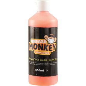 A 500ml bottle of Sparex Hand Cleanser BondLoc Grease Monkey (Sparex Part No. S.24119), labeled as "Orange Citrus Beaded Hand Gel," designed for removing tough hand dirt, oil, and grease. The bottle is orange with a white cap.
