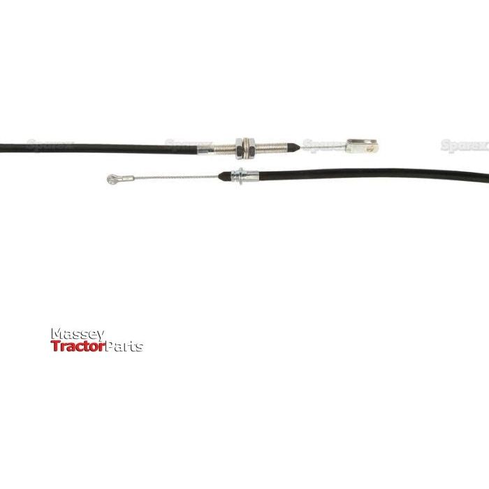 Image shows a Hand Throttle Cable for a tractor, featuring two black cables with metallic connectors and adjusters, displayed on a white background. The "Sparex" logo is visible, indicating compatibility with models like the Hand Throttle Cable for Ford New Holland 8160. Product specifications include an overall length of 1480mm and an outer cable length of 1340mm (Sparex Part No. S.58767).