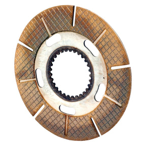 Sparex offers a Handbrake Friction Disc, featuring a round metal disc with a sintered lining and multiple slots, OD of 135.5mm, and a central gear-like hole with 29 splines (S.43463).