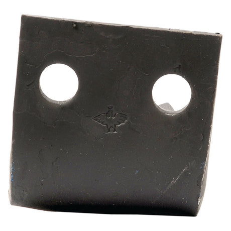 Hardfaced Power Harrow Blade 90x12x280mm RH. Hole centres: 50mm. Hole⌀ 17mm. Replacement for Kverneland, Maschio.
 - S.74784 - Massey Tractor Parts