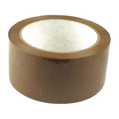 A roll of Sparex Havana Tape, measuring 50mm in width and 66m in length (Agripak 1 pc.), with a white inner core, placed on a white background.