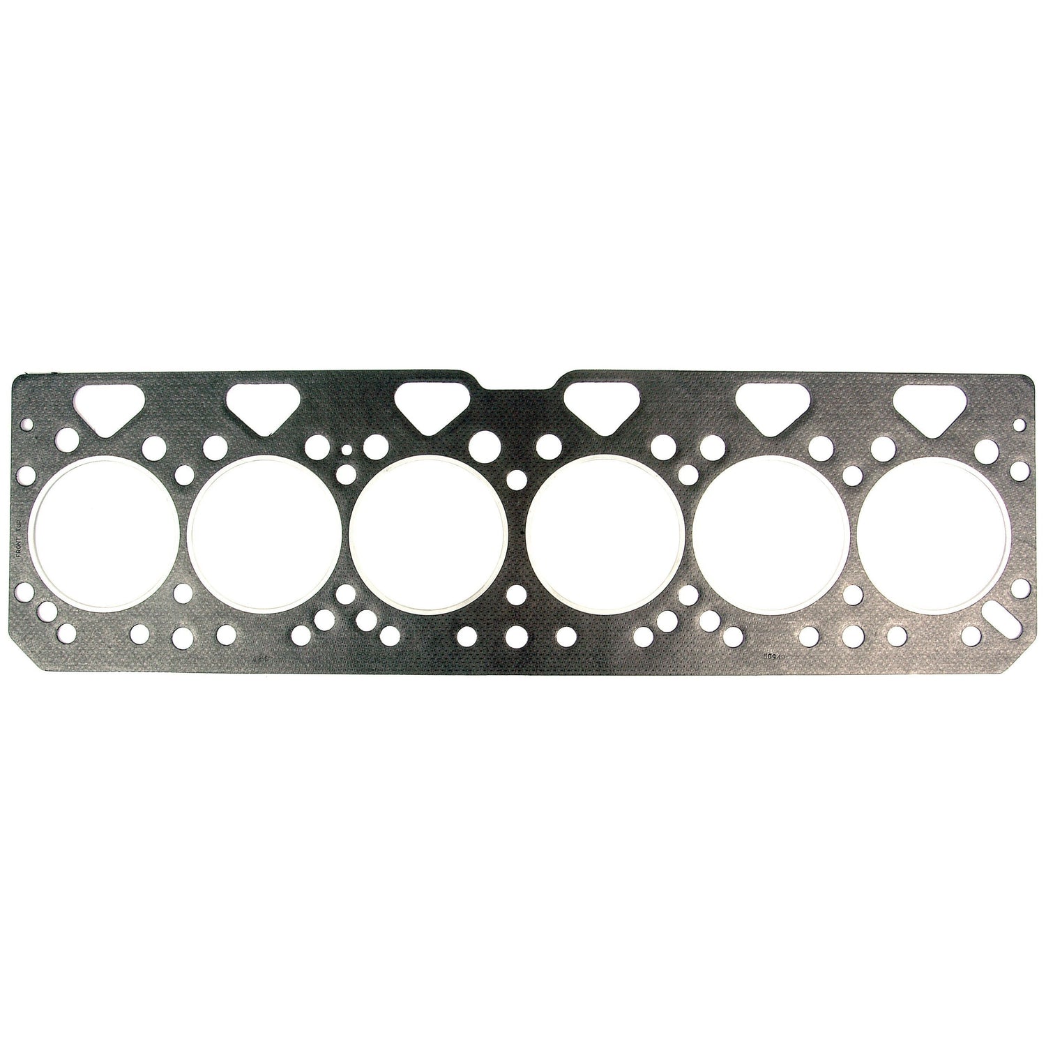 A metal Head Gasket with multiple round and small holes, designed specifically for a Perkins Engine six-cylinder setup (1006.6, 1006.6T, 1006.60, 1006.6TW), available under the Sparex brand as Part No.S.42396.