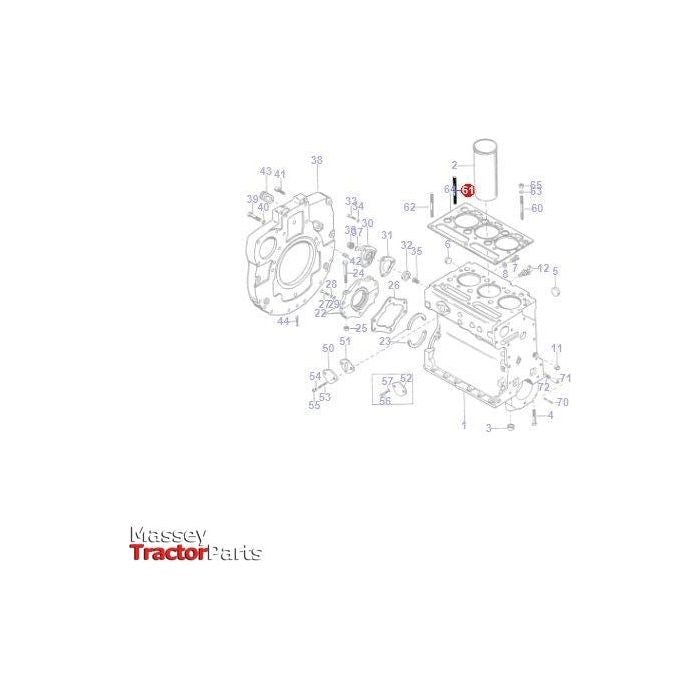 Head Stud - 734309M1 - Massey Tractor Parts