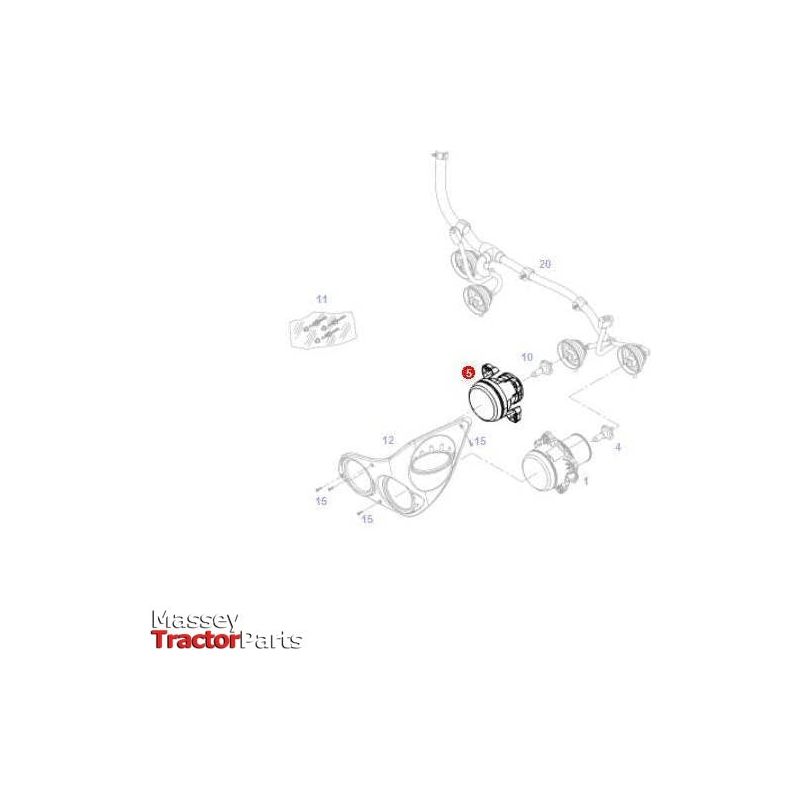 Headlight High Beam - G931901020150 / G931901020151 | OEM |  parts | Head Lights-Fendt-Bulbs,Farming Parts,Head Lights,Head Lights - Halogen,Head Lights - LED,Lighting & Electrical Accessories,Tractor Parts,Vehicle Lighting